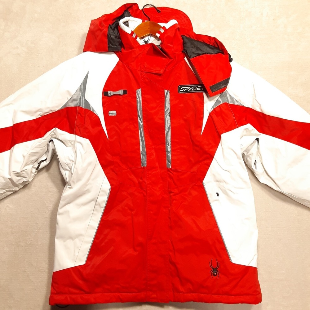 Spyder Womans Ski Jacket Sz.2XL/Red-Black/X-Static Insulation/Dermizax Fabric